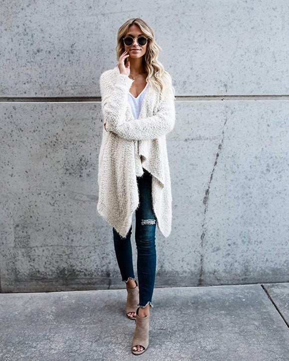 Un gilet long blanc parfait pour l'automne et à moins de 15€ - Taaora -  Blog Mode, Tendances, Looks