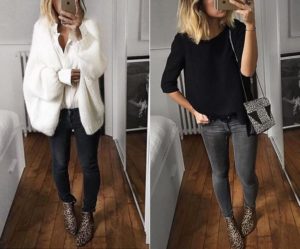 look bottines leopard