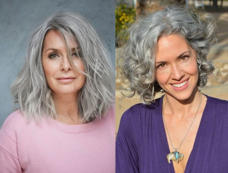 Cheveux gris / blancs : 12 coiffures et coupes de cheveux - Taaora