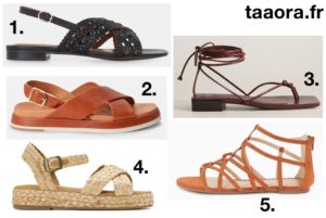 sandales plates tendance 2019