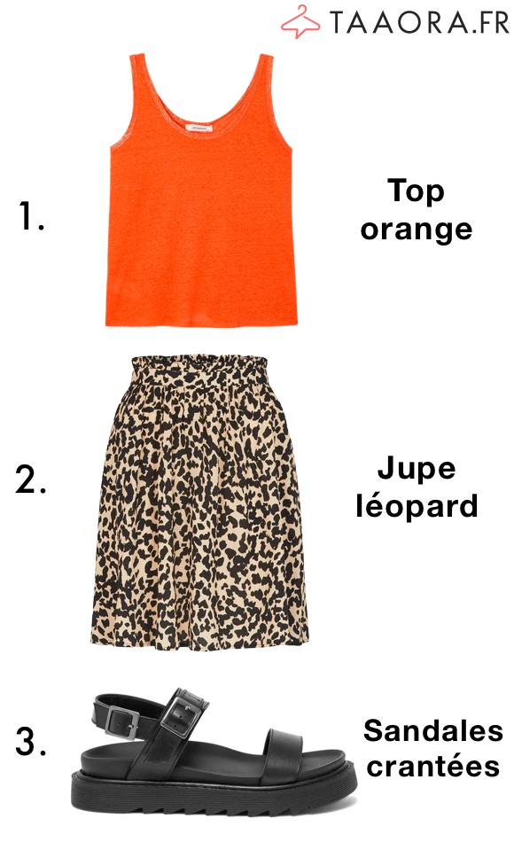 Avec quoi mettre une jupe léopard ?