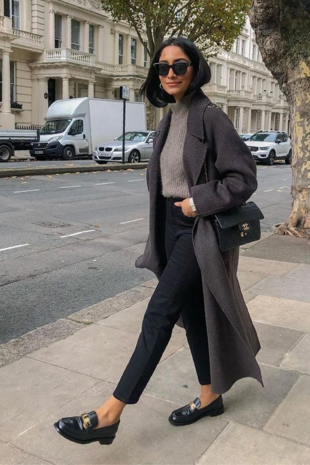long manteau oversize femme