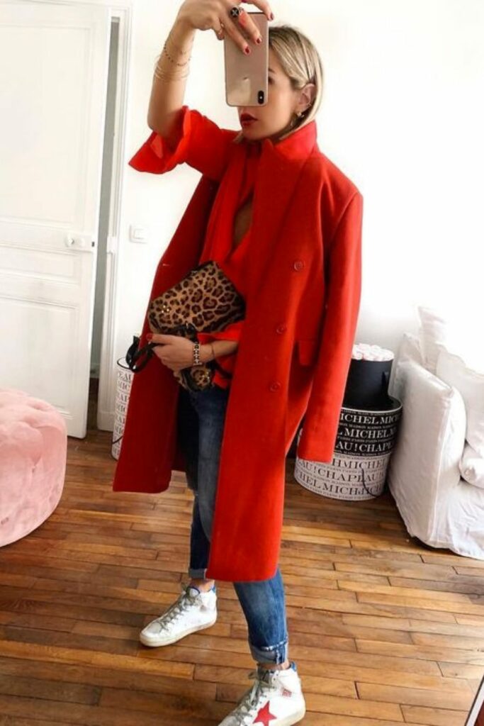 Manteau De Jour Reed Hill Femme - Mélange De Lin Rouge - Taille 14 - Neuf