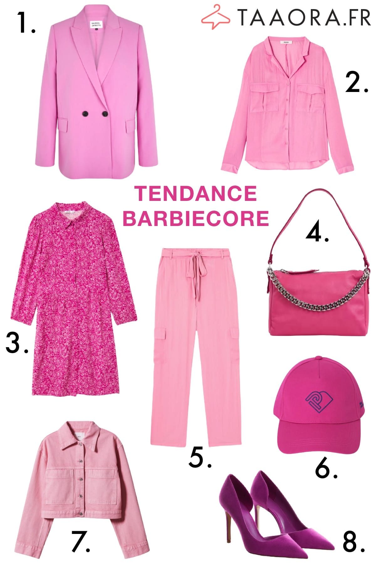 Tendance Barbiecore couleur rose Barbie