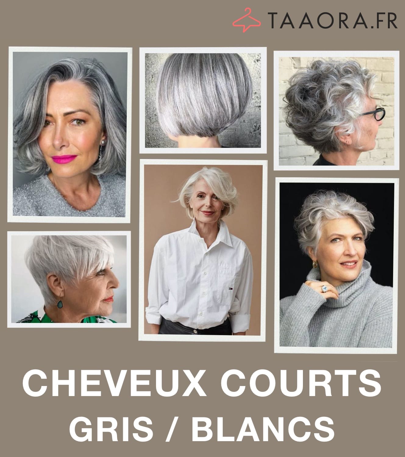 Cheveux Gris Courts Femme 15 Coupes De Cheveux Pour Femmes De Plus 50 