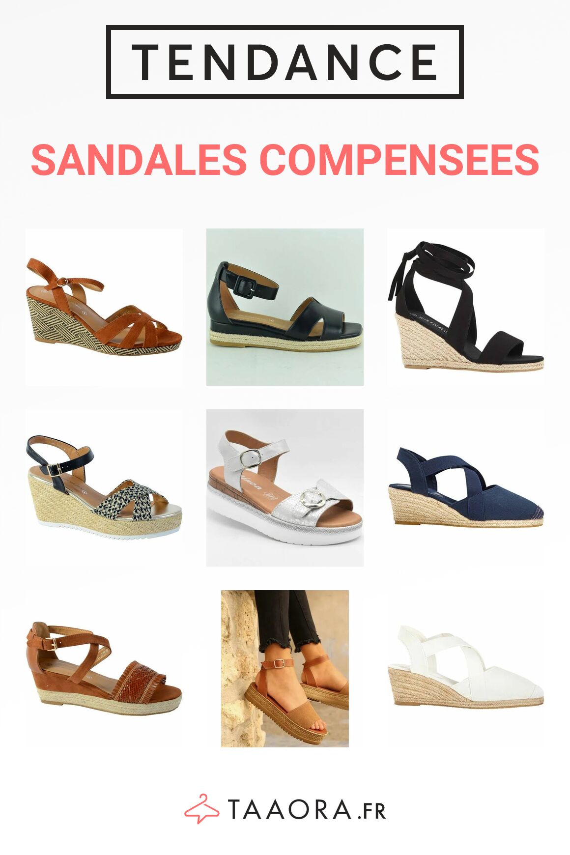 Sandales Compensées Été 2024