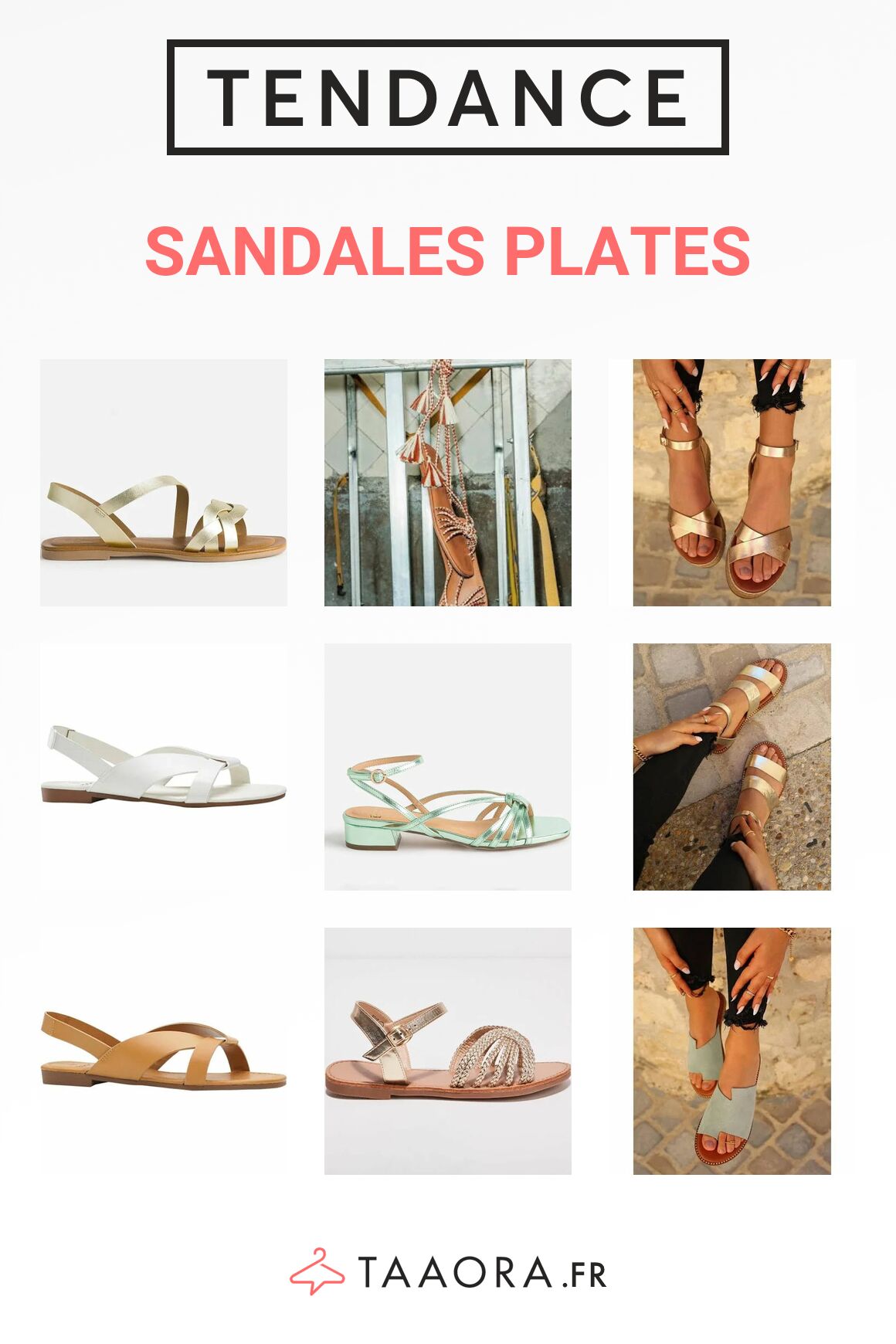Sandales Tendances Printemps/Été 2024 pour Femme