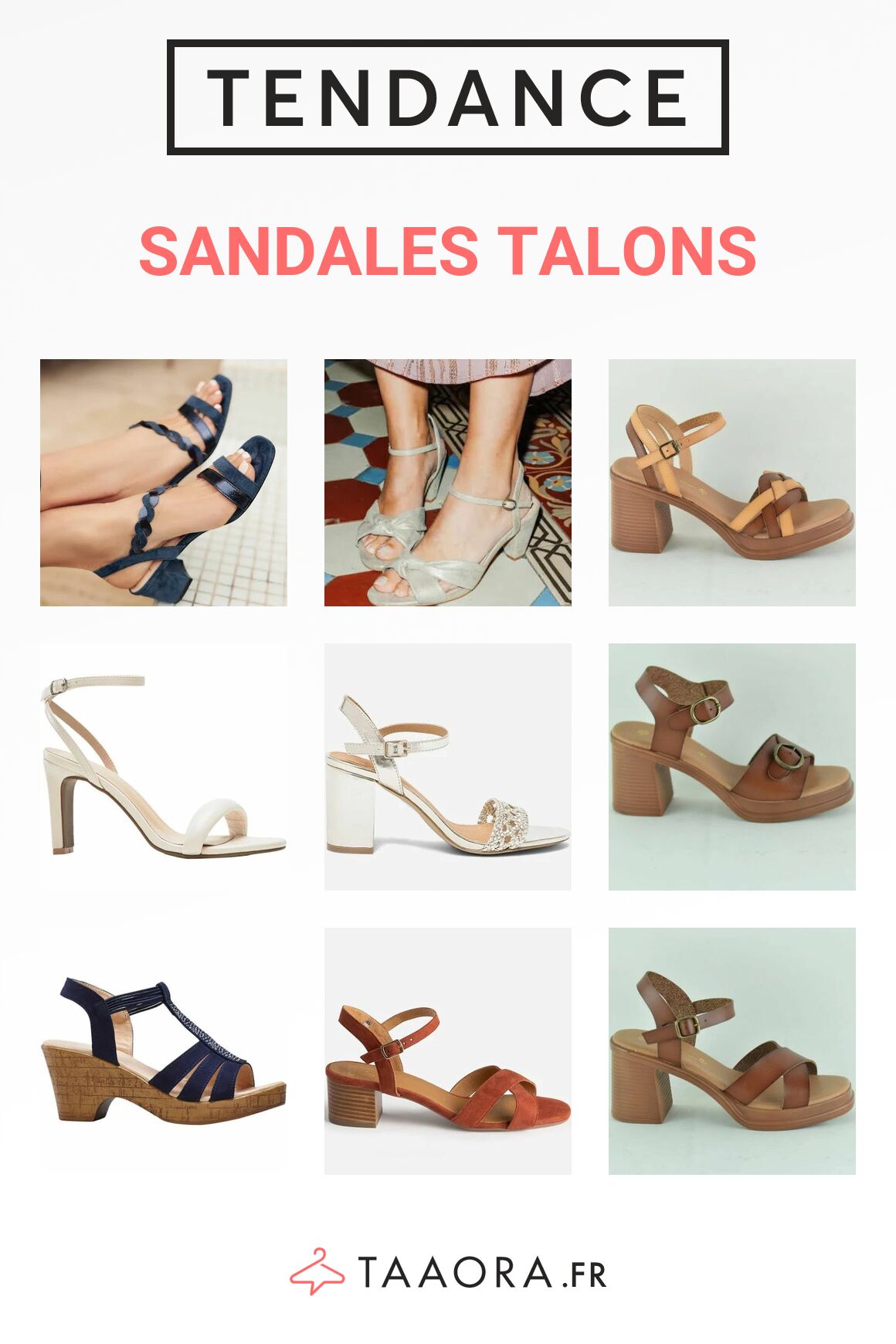 Sandales à Talons Tendances Printemps/Été 2024