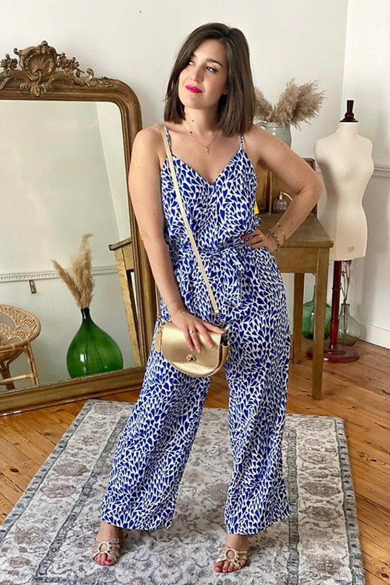 Vagbalena Combinaison Femme Fête De Mariage Mode Élégant Long Body Col En V Combinaison Festive Femme