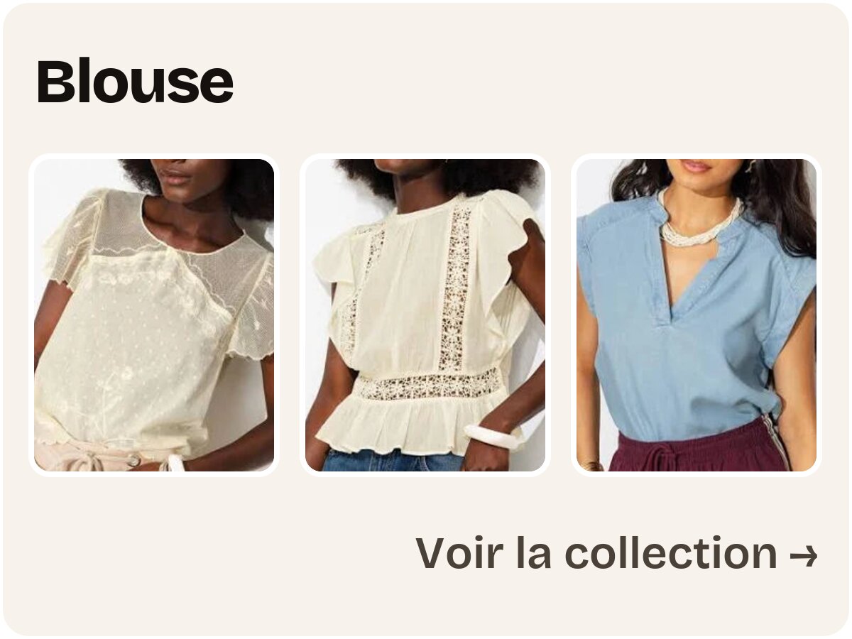 Blouses femme tendances